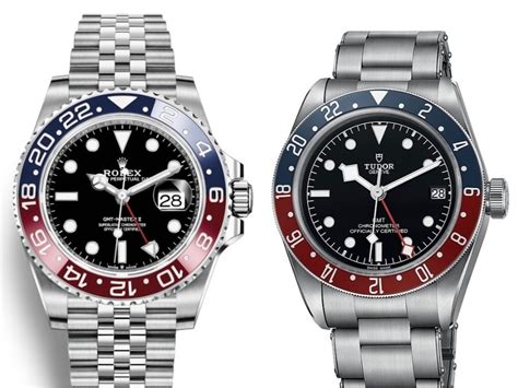 tudor gmt vs rolex gmt pepsi|tudor gmt pepsi opaline price.